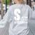 Christian Teacher S Is For Sunday School Essentials Women's Sweatshirt Back Print Ash