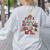 Christmas Library Tree Love Reading Books Nerd Teacher Women's Sweatshirt Back Print Ash Christmas Library Tree Love Reading Books Nerd Teacher Women's Sweatshirt Back Print Ash