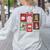Christmas Teacher Stamps Women's Sweatshirt Back Print Ash