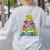 Christmas Tree Made Of Crayons School Teacher Life Student Women's Sweatshirt Back Print Ash Christmas Tree Made Of Crayons School Teacher Life Student Women's Sweatshirt Back Print Ash