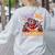Way To Classroom Halloween Witch Three Cute Sloths Teacher Women's Sweatshirt Back Print Ash Way To Classroom Halloween Witch Three Cute Sloths Teacher Women's Sweatshirt Back Print Ash