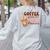 Coffee Gives Me Para Powers Parapro Teacher Squad Women's Sweatshirt Back Print Ash
