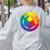 Color Wheel Palette Shirt Artist Painter Art Teacher Tshirt Women's Sweatshirt Back Print Ash