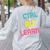 Computer Teacher Back To School Kids Ctrl Alt Learn Women's Sweatshirt Back Print Ash Computer Teacher Back To School Kids Ctrl Alt Learn Women's Sweatshirt Back Print Ash