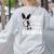 Coolest Boston Terrier Grandma Dog Women's Sweatshirt Back Print Ash