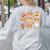 Coquette Bow Teacher Thanksgiving Fall Autumn Girls Women Women's Sweatshirt Back Print Ash