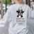 Cute Boston Terrier Dad Dog Lovers Puppy Bostie Owner Women's Sweatshirt Back Print Ash
