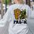 Cute Camo Pre K Back To School Teacher Kid Preschool Women's Sweatshirt Back Print Ash