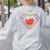 Cute Distressed Super Teacher Superhero Apple Women's Sweatshirt Back Print Ash Cute Distressed Super Teacher Superhero Apple Women's Sweatshirt Back Print Ash