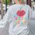 Cute Maestra Teacher Women's Sweatshirt Back Print Ash