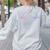 Cute Montessori For Teachers Kids & Moms Women's Sweatshirt Back Print Ash