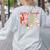 Cute Santas Favorite Para Christmas Paraprofessional Teacher Women's Sweatshirt Back Print Ash Cute Santas Favorite Para Christmas Paraprofessional Teacher Women's Sweatshirt Back Print Ash
