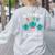 Cute SPED Teacher Special Education Cactus SPED Teacher Women's Sweatshirt Back Print Ash