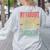 Dad My Favorite Teacher Is My Daughter Proud Daddy Women's Sweatshirt Back Print Ash