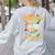 Dinosaurs Didn't Read Now They Are Extinct Reading Teacher Women's Sweatshirt Back Print Ash