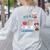 Disney Minnie Mouse Beautiful Day For Learning Teacher's Day Women's Sweatshirt Back Print Ash