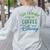 Disney This Teacher Runs On Coffee And Disney Gradient Logo Women's Sweatshirt Back Print Ash Disney This Teacher Runs On Coffee And Disney Gradient Logo Women's Sweatshirt Back Print Ash
