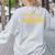 I Don't Give a Schnitzel T-Shirt Women's Sweatshirt Back Print Ash