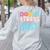 Donut Stress Just Do Your Best Teachers Testing Day For Men Women Girls Kids Women's Sweatshirt Back Print Ash Donut Stress Just Do Your Best Teachers Testing Day For Men Women Girls Kids Women's Sweatshirt Back Print Ash