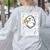 Eagles School Sports Fan Team Spirit Teacher Parent Student Women's Sweatshirt Back Print Ash