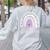 Early Headstart Cute Retro Rainbow Teachers Women's Sweatshirt Back Print Ash Early Headstart Cute Retro Rainbow Teachers Women's Sweatshirt Back Print Ash