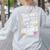 Educators Teacher's Aide Because Even Teachers Need Heroes Women's Sweatshirt Back Print Ash Educators Teacher's Aide Because Even Teachers Need Heroes Women's Sweatshirt Back Print Ash