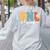 ENL Squad Back To School Teachers Students ENL Crew Men Women Girls Kids Women's Sweatshirt Back Print Ash