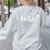 Fa La 8 Shirt Math Teacher Christmas Women's Sweatshirt Back Print Ash