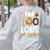Faboolous ESL ESOL Teacher Spooky Teacher Halloween Costume For Men Women Women's Sweatshirt Back Print Ash