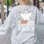 Faboolous Substitute Teacher Halloween Costume Women's Sweatshirt Back Print Ash