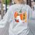 Fall Book Pumpkin Ghost Reading Books Halloween Teacher Women's Sweatshirt Back Print Ash Fall Book Pumpkin Ghost Reading Books Halloween Teacher Women's Sweatshirt Back Print Ash