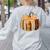 Fall Book Pumpkin Halloween Teacher Librarian Thanksgiving Women's Sweatshirt Back Print Ash