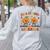 Fall In Love With Learning Teacher Student Autumn Pumpkin Women's Sweatshirt Back Print Ash Fall In Love With Learning Teacher Student Autumn Pumpkin Women's Sweatshirt Back Print Ash