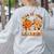Fall In Love With Reading Book Autumn Pumpkins And Teachers Women's Sweatshirt Back Print Ash Fall In Love With Reading Book Autumn Pumpkins And Teachers Women's Sweatshirt Back Print Ash