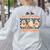 Are You Fall-O-Ween Directions Halloween Ghost Fall Teacher Women's Sweatshirt Back Print Ash
