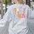In My Field Day Era Teacher Kids Cute Groovy Field Day Women's Sweatshirt Back Print Ash