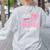 First Day Of School Teacher Girl Coquette Hello Kindergarten Women's Sweatshirt Back Print Ash First Day Of School Teacher Girl Coquette Hello Kindergarten Women's Sweatshirt Back Print Ash