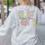 First Grade Dream Team 1st Grade Teacher First Day Of School Women's Sweatshirt Back Print Ash