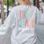 First Grade Squad 1st Grade Teacher Crew Back To School Team Women's Sweatshirt Back Print Ash