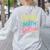 Fluent In Math And Sarcasm Math Teacher Appreciation Women's Sweatshirt Back Print Ash Fluent In Math And Sarcasm Math Teacher Appreciation Women's Sweatshirt Back Print Ash