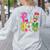 Fri-Yay Happy Friday Weekend Teacher Back To School Women's Sweatshirt Back Print Ash Fri-Yay Happy Friday Weekend Teacher Back To School Women's Sweatshirt Back Print Ash