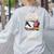 Front Office Teacher Admin Meaning School Secretary Women's Sweatshirt Back Print Ash