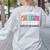 Fun University Of I'm Done Class Of 2025 Teacher Retirement Women's Sweatshirt Back Print Ash