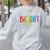Your Future Is Bright Kindergarten Teacher Life Men Women Women's Sweatshirt Back Print Ash Your Future Is Bright Kindergarten Teacher Life Men Women Women's Sweatshirt Back Print Ash