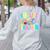 Future Teacher Kid's Career Women's Sweatshirt Back Print Ash Future Teacher Kid's Career Women's Sweatshirt Back Print Ash