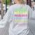 Gen A Slang Teachers Happy 1st Day Of School 2025 Students Women's Sweatshirt Back Print Ash Gen A Slang Teachers Happy 1st Day Of School 2025 Students Women's Sweatshirt Back Print Ash