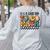 Good Day To Do Math Teacher Vintage Groovy Nerd Women Men Women's Sweatshirt Back Print Ash Good Day To Do Math Teacher Vintage Groovy Nerd Women Men Women's Sweatshirt Back Print Ash