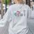 Grammar TeacherWait What Stop It I Agree Women's Sweatshirt Back Print Ash Grammar TeacherWait What Stop It I Agree Women's Sweatshirt Back Print Ash