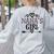 Granddaughter Nanas Girl Women's Sweatshirt Back Print Ash