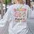 Groovy Donut Stress Just Do Your Best Testing Day Teachers Women's Sweatshirt Back Print Ash Groovy Donut Stress Just Do Your Best Testing Day Teachers Women's Sweatshirt Back Print Ash